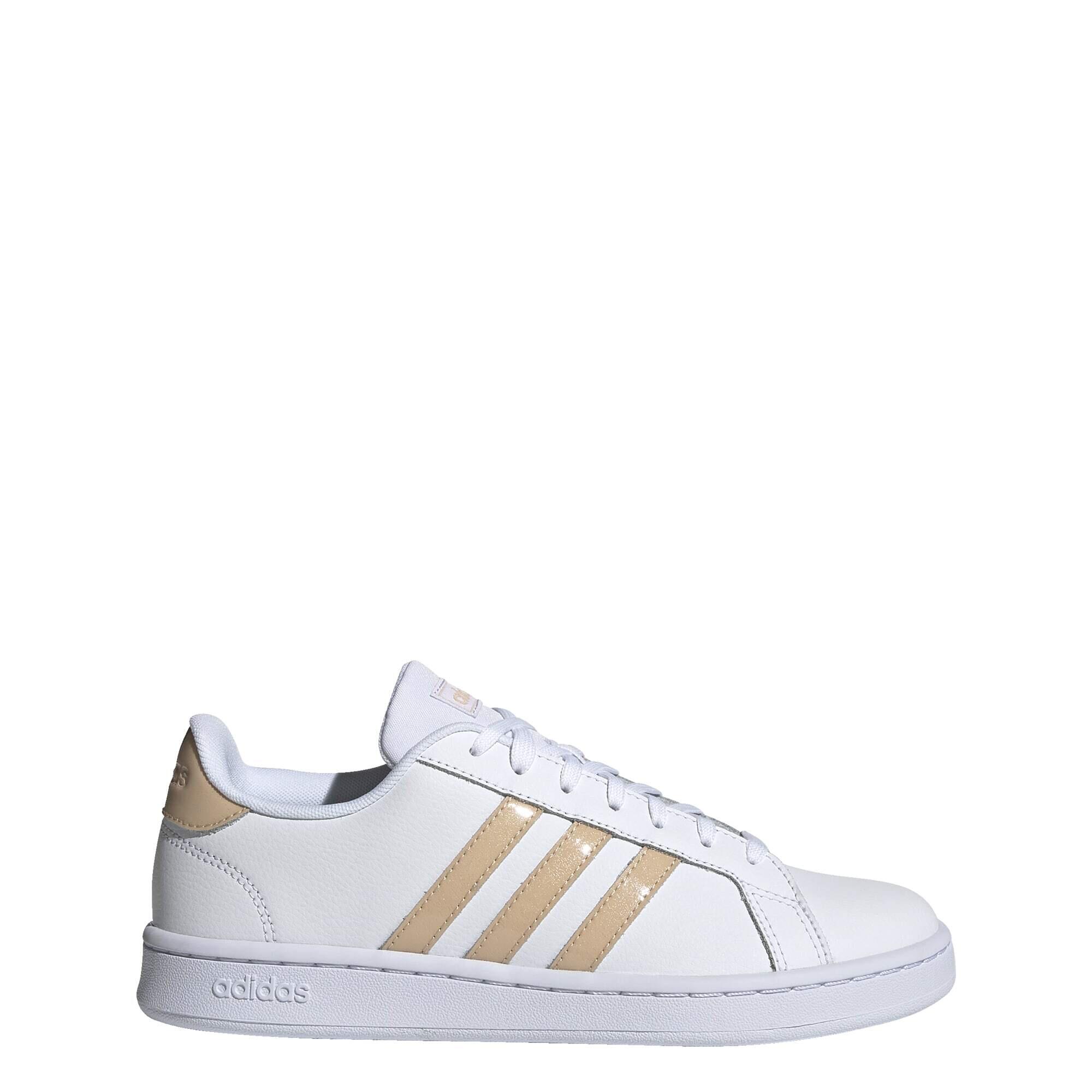 Adidas - Chaussure Grand Court - Baskets - Blanc|rose - 39 - Decathlon