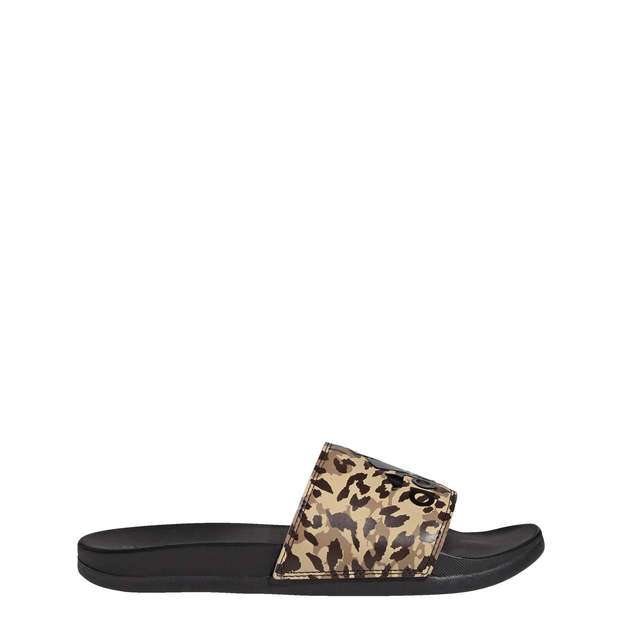 Adidas - Claquette Adilette Comfort - Tongs - Noir|rose - 44,5 - Decathlon