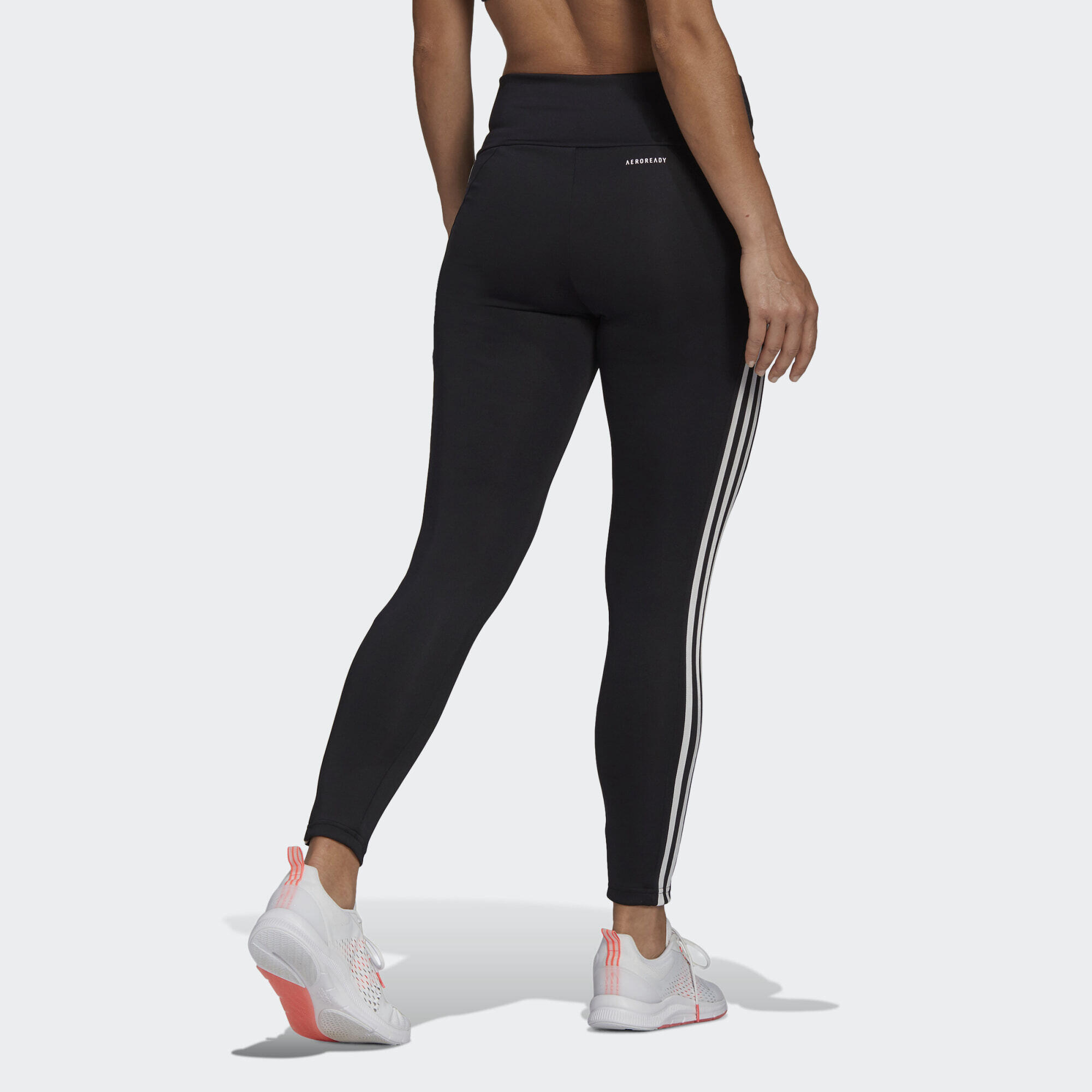 Designed to Move High-Rise 3-Stripes 7/8 Sport Leggings 4/5