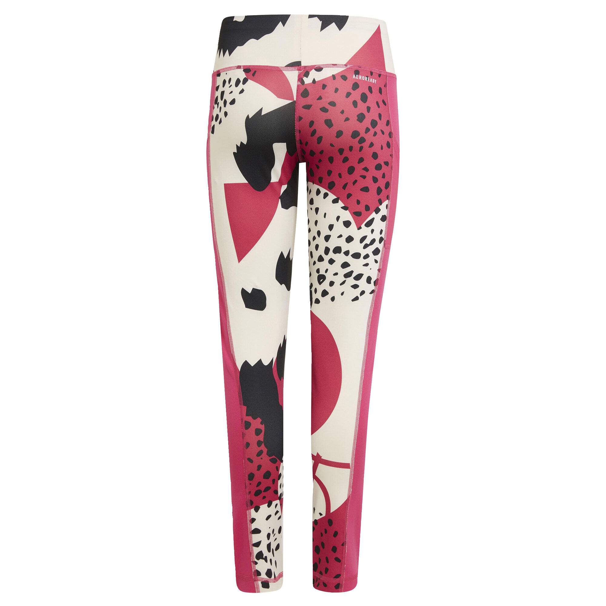 Pernas de menina adidas AEROREADY Animal Print External Pocket Stretch Training 2/5