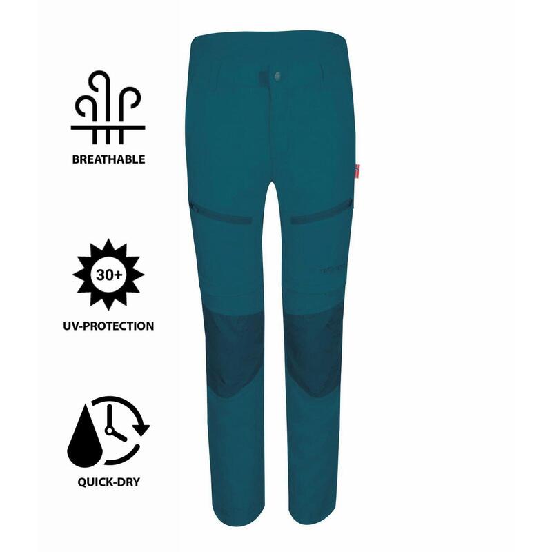 Pantalon de trekking pour enfants Nordfjord Slim Fit teal-green