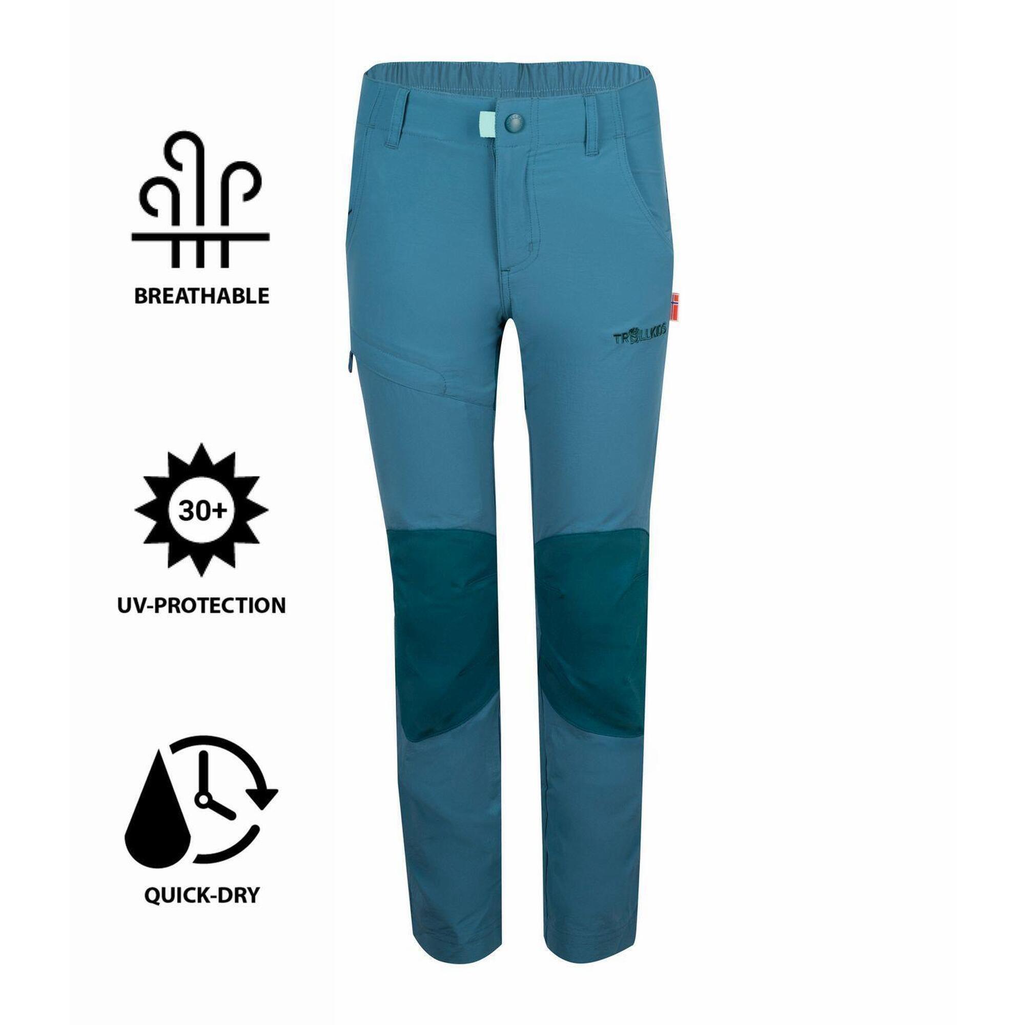 Pantalon de trekking enfant Hammerfest Teal-Vert 3/3