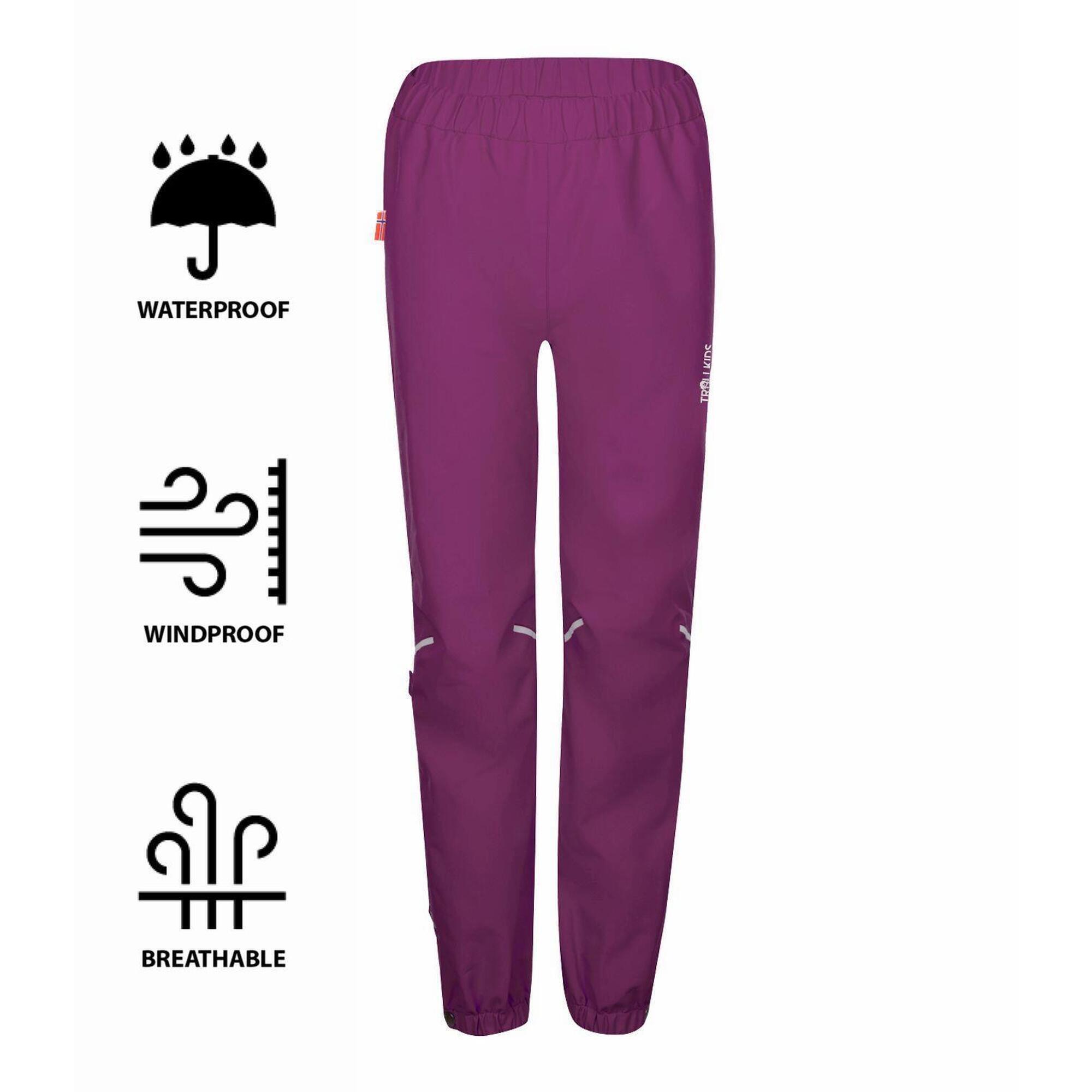 Pantalon fonctionnel enfant Trondheim mûre 3/3
