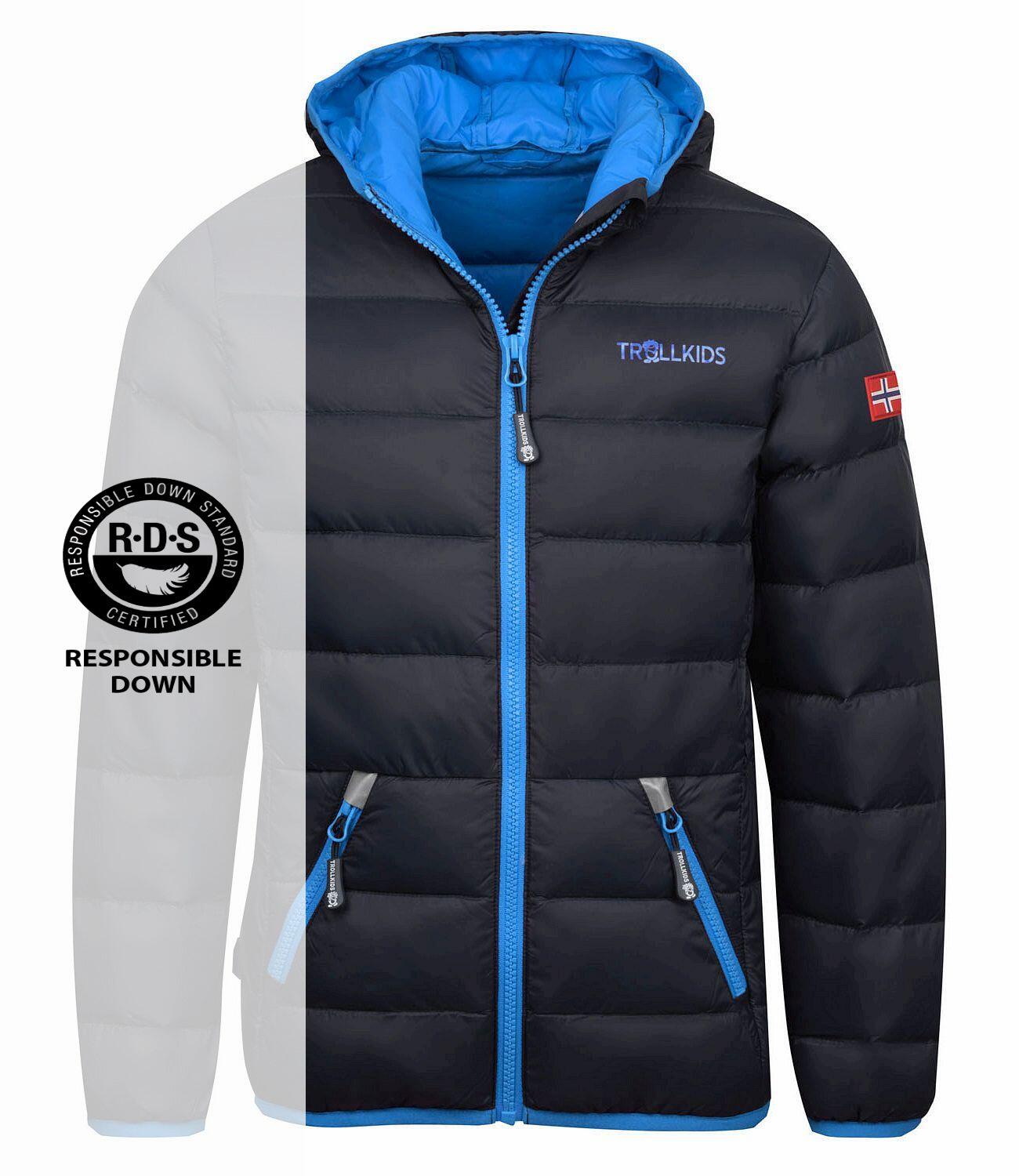 Doudoune pour enfants Dovrefjell Anthracite / Bleu moyen 3/3