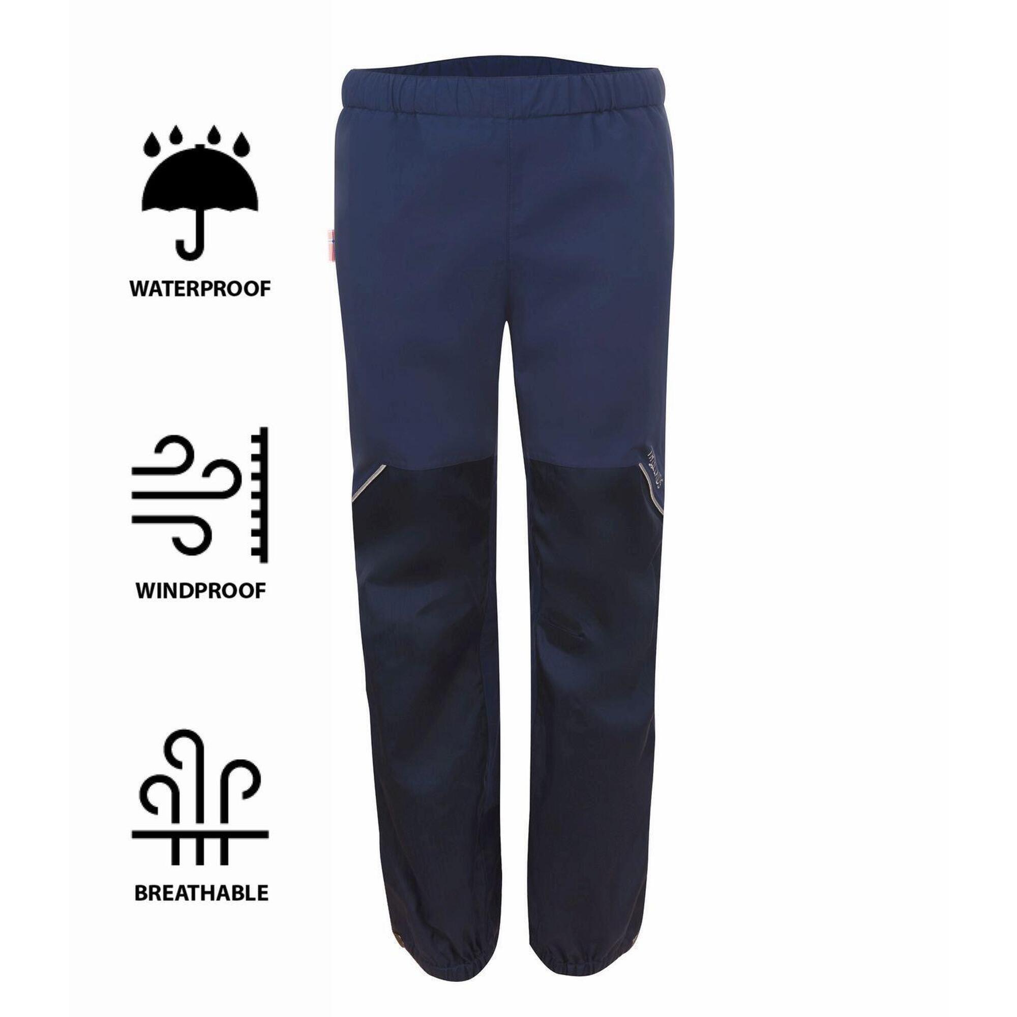 Pantalon de pluie Lofoten pour enfants bleu marine 3/3
