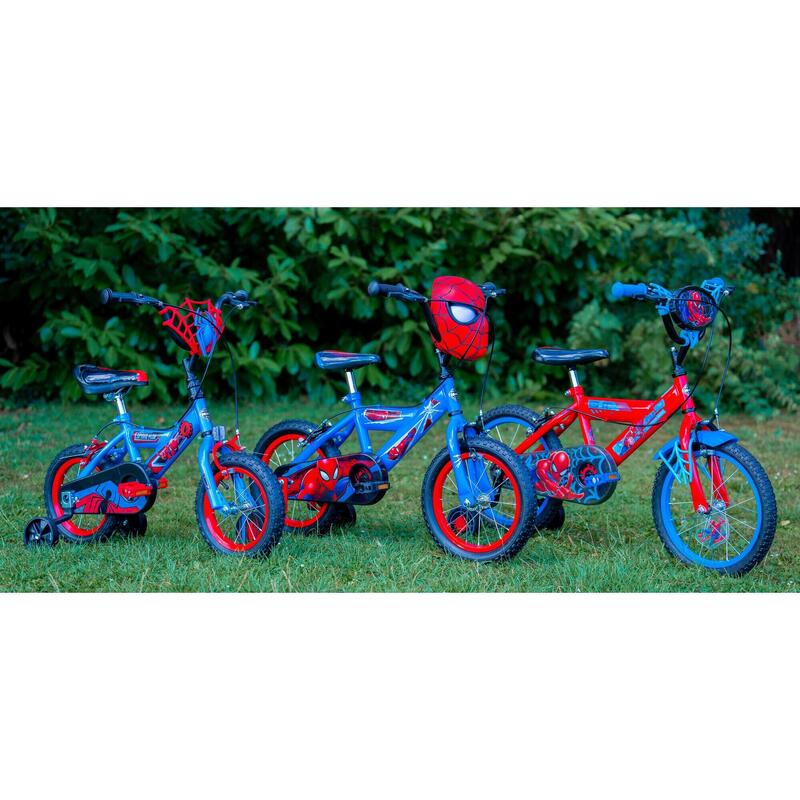 Vélo Garçon Huffy Marvel Spiderman 14 pouces 4-6 ans + Stabilisateurs