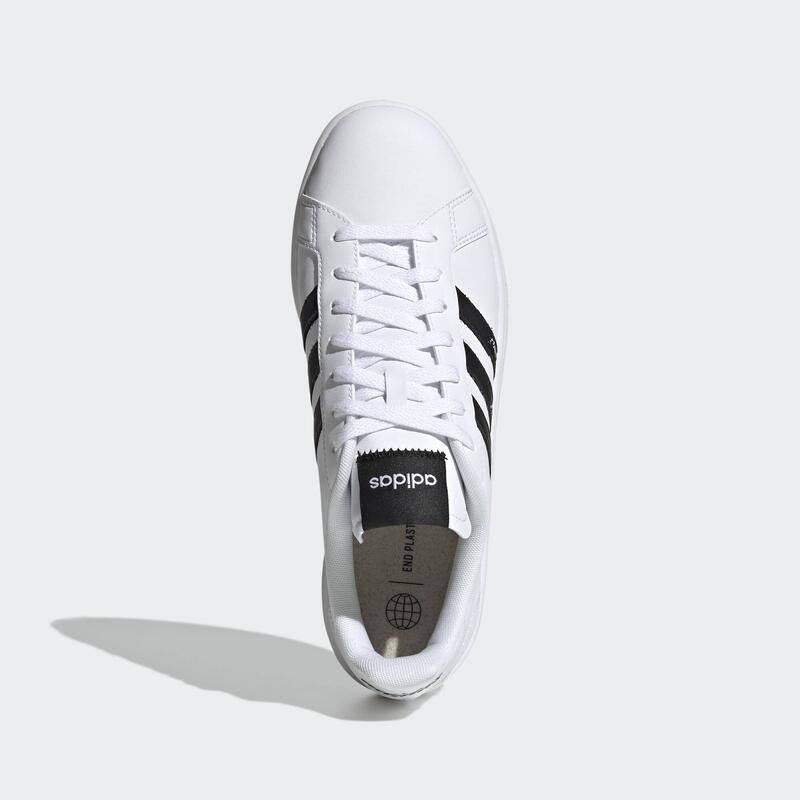 Pantofi sport barbati adidas Grand Court Base, Alb