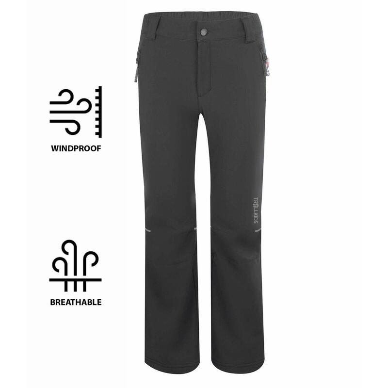 Pantalon Softshell Hemsedal Anthracite pour enfants