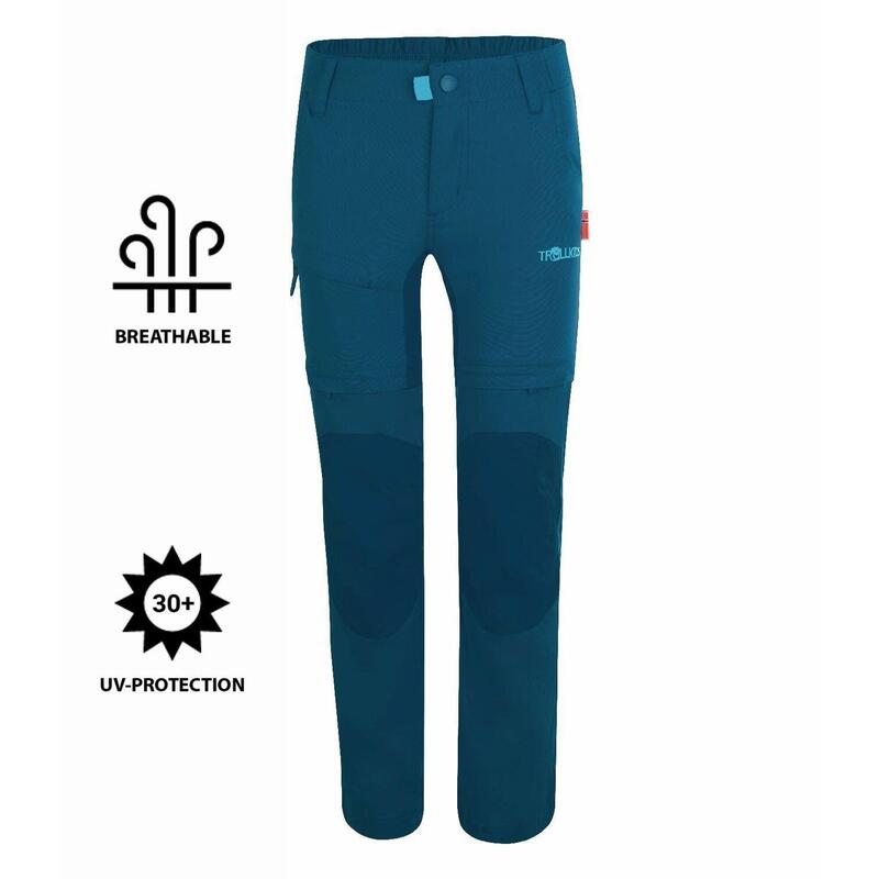 Pantalon de trekking pour enfants Arendal XT bleu pétrole
