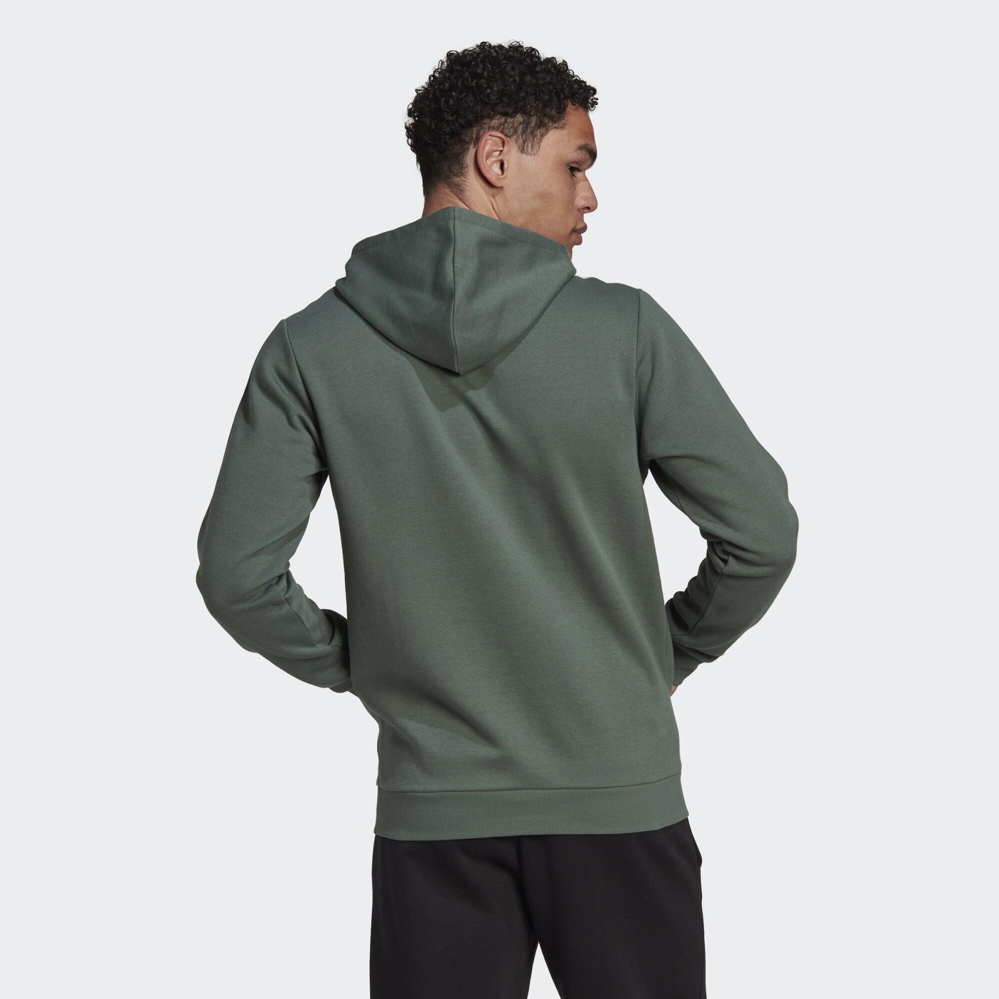 Essentials Fleece 3-Stripes Logo Hoodie 3/5