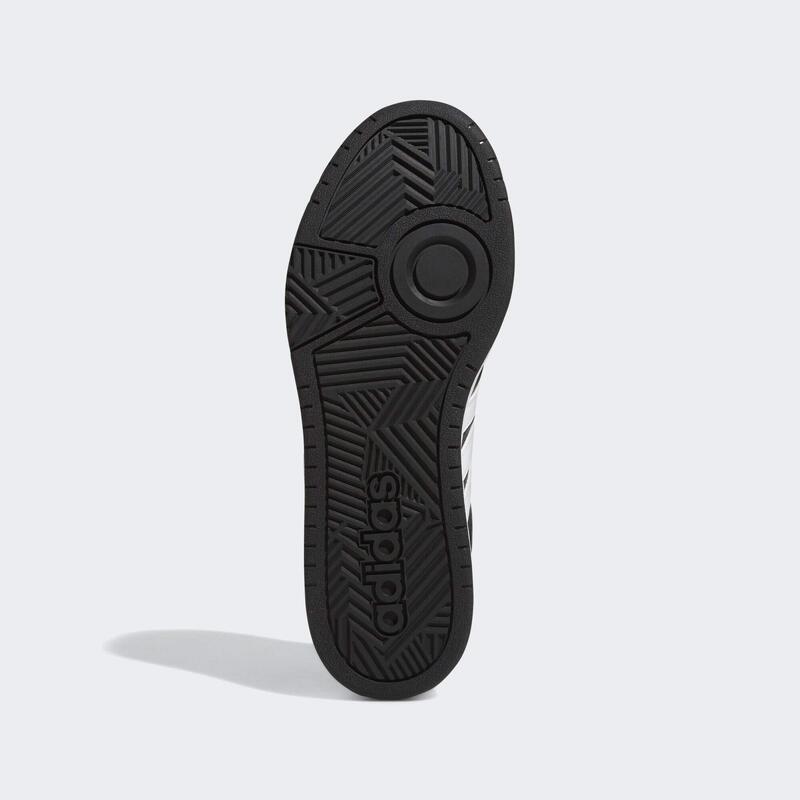 Pantofi adidas Hoops 3.0 din piele neagră eleganți