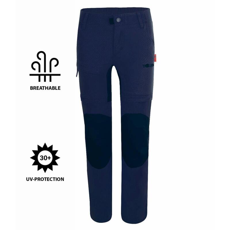 Pantalon de trekking pour enfants Arendal XT Respirant Bleu marine / Orange