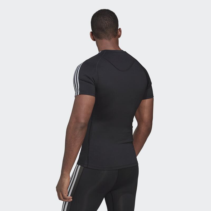 Tričko Techfit 3-Stripes Training