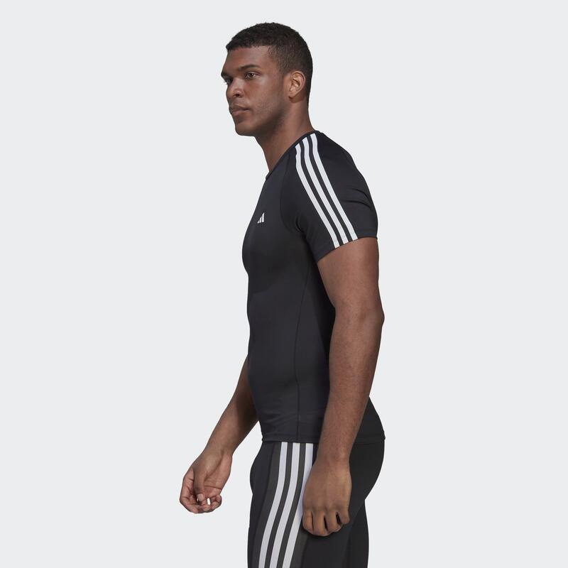 Techfit 3-Stripes Training T-shirt