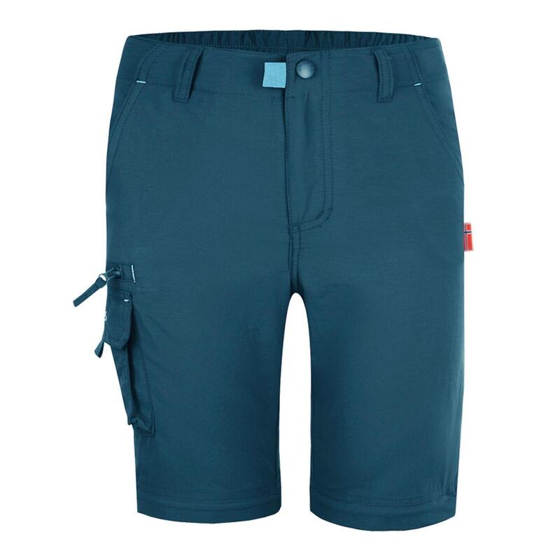 Pantalon zip-off pour enfants Oppland bleu pétrole