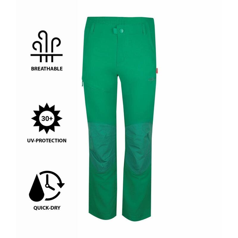 Pantalon de trekking enfant Hammerfest PRO vert poivre