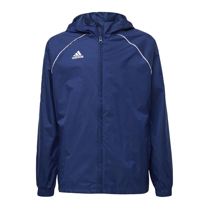 Kurtka dla dzieci adidas Core 18 Rain Junior granatowa CV3742