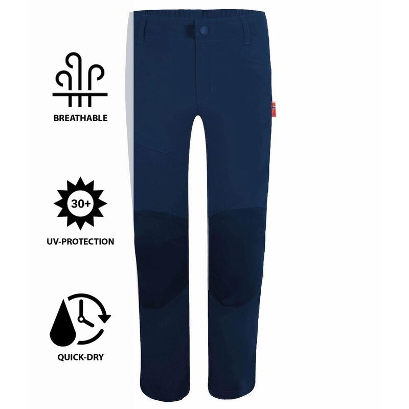 Pantalon de trekking pour enfants Hammerfest Respirant Bleu marine / Orange