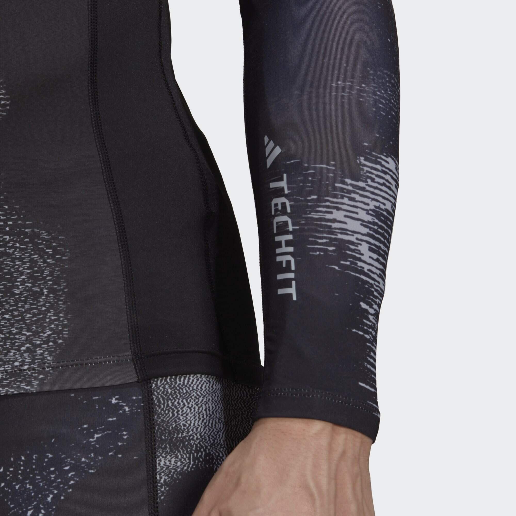 Techfit Allover Print Training Long Sleeve Tee 5/5