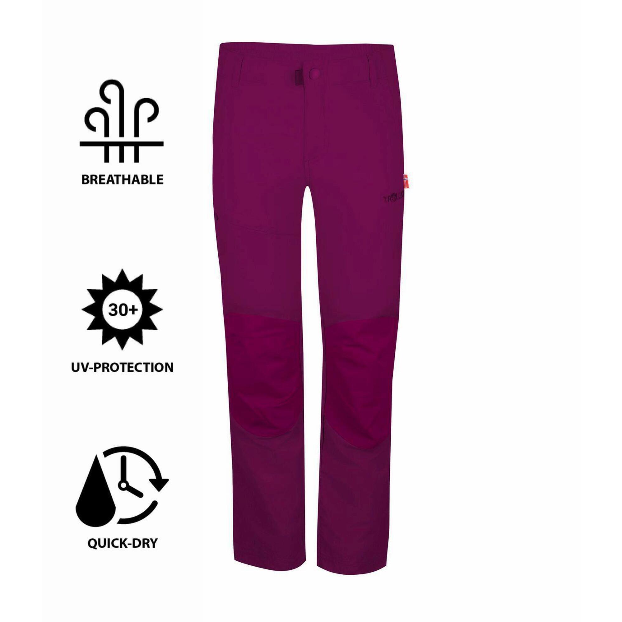 Pantalon de trekking enfant Hammerfest PRO mûre 3/3