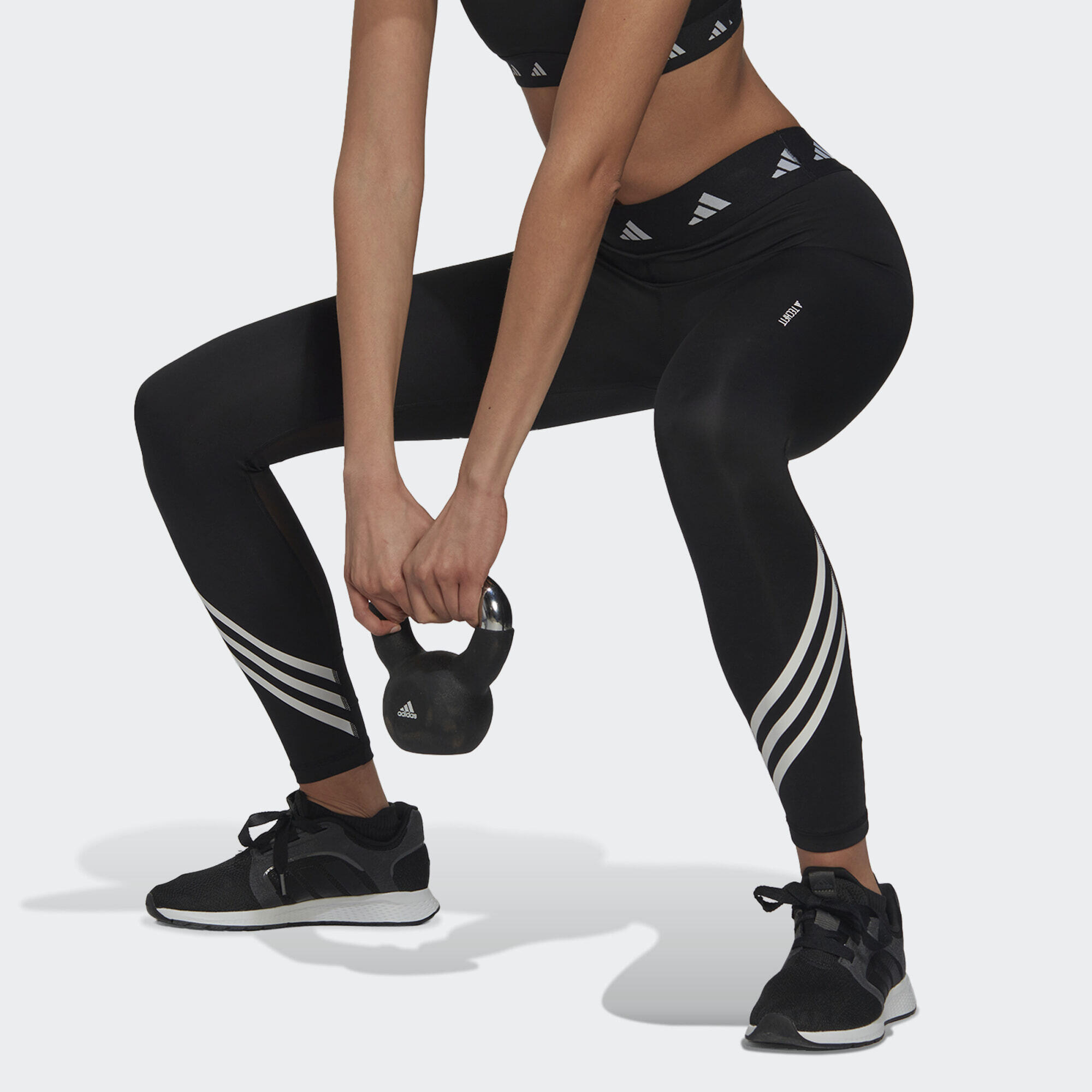 Techfit 3-Stripes Leggings 1/7