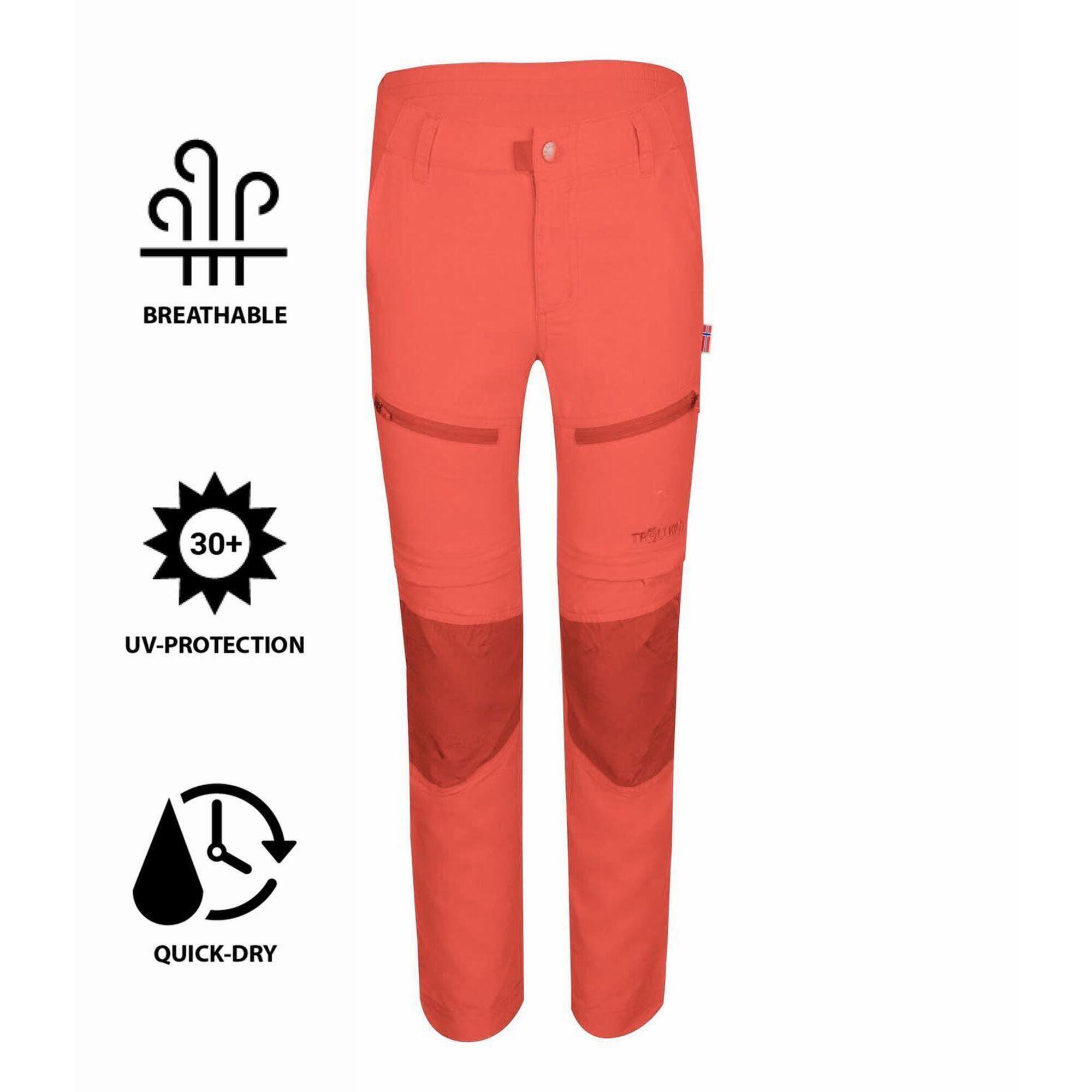 Pantalon de trekking pour enfants Nordfjord Slim Fit Pêche 3/3