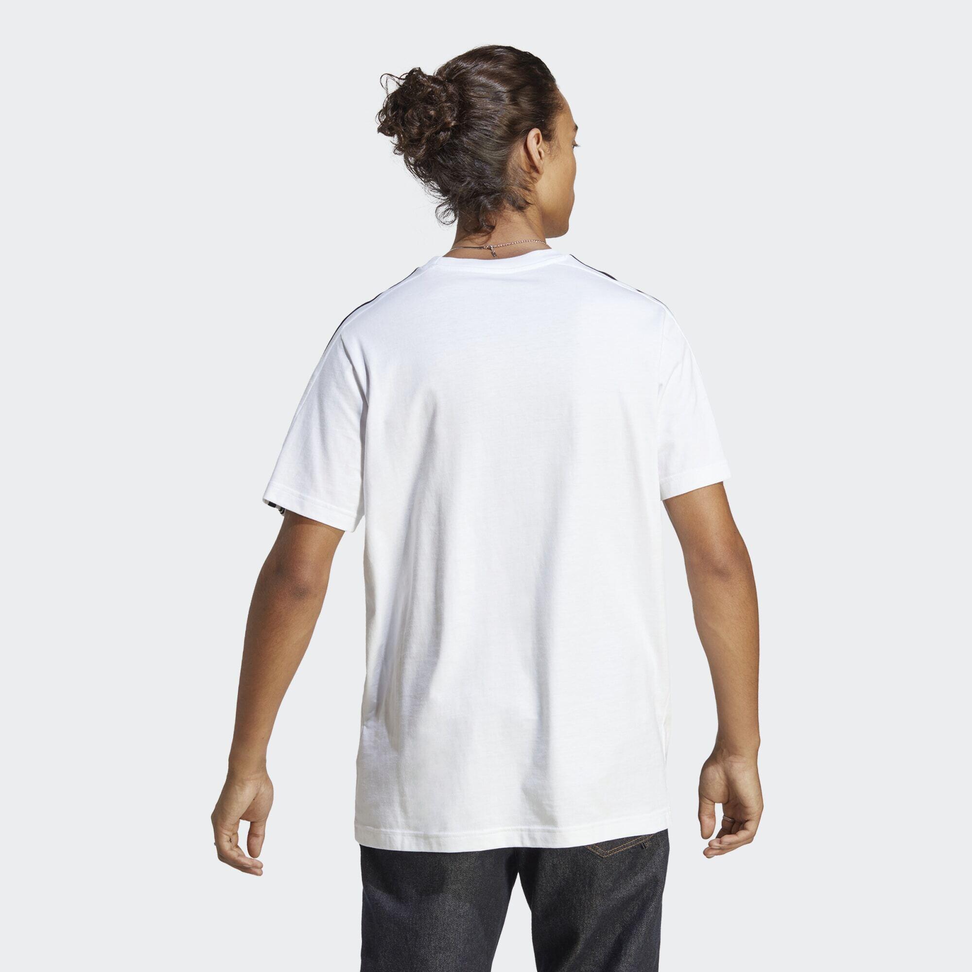 Essentials Single Jersey 3-Stripes Tee 3/5