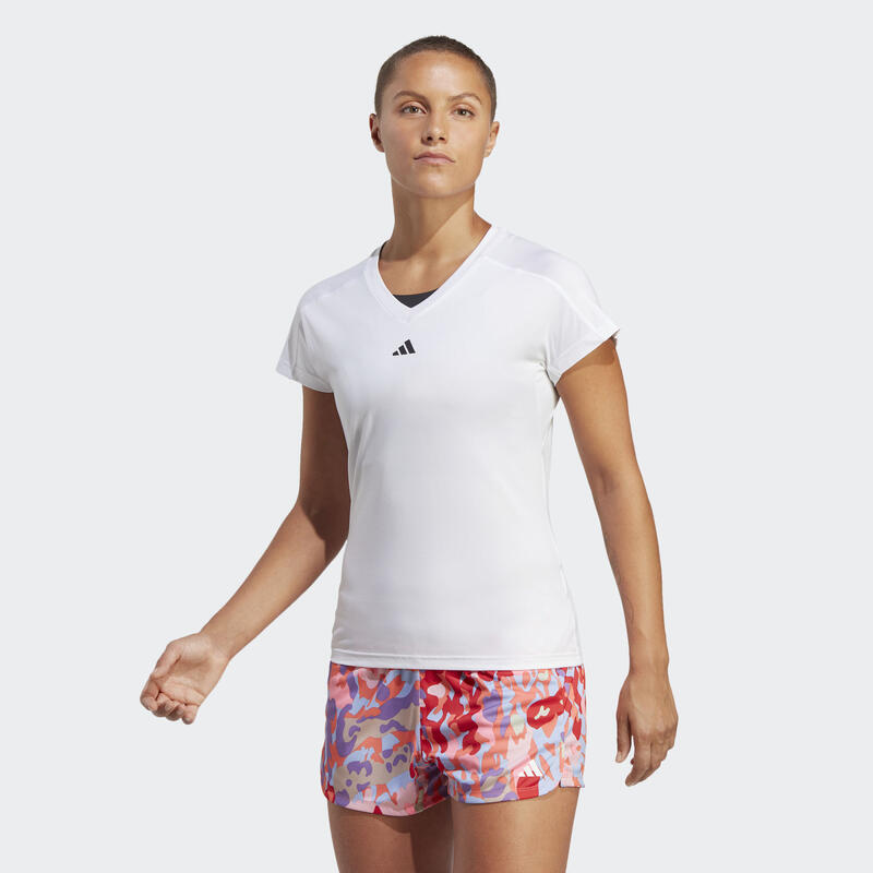 T-shirt col en V logo minimaliste AEROREADY Train Essentials