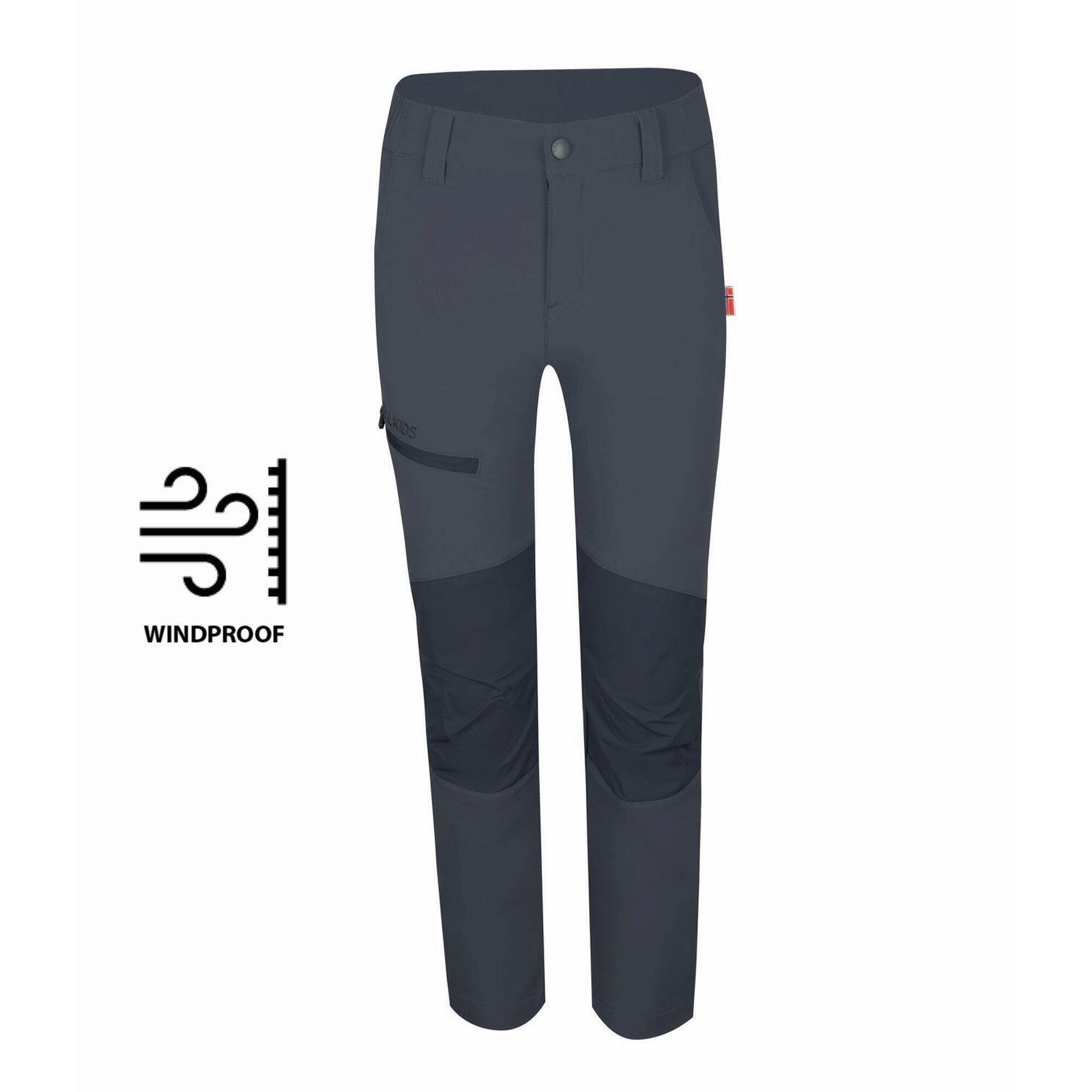 Pantalon softshell pour enfants LYSEFJORD XT Anthracite 3/3