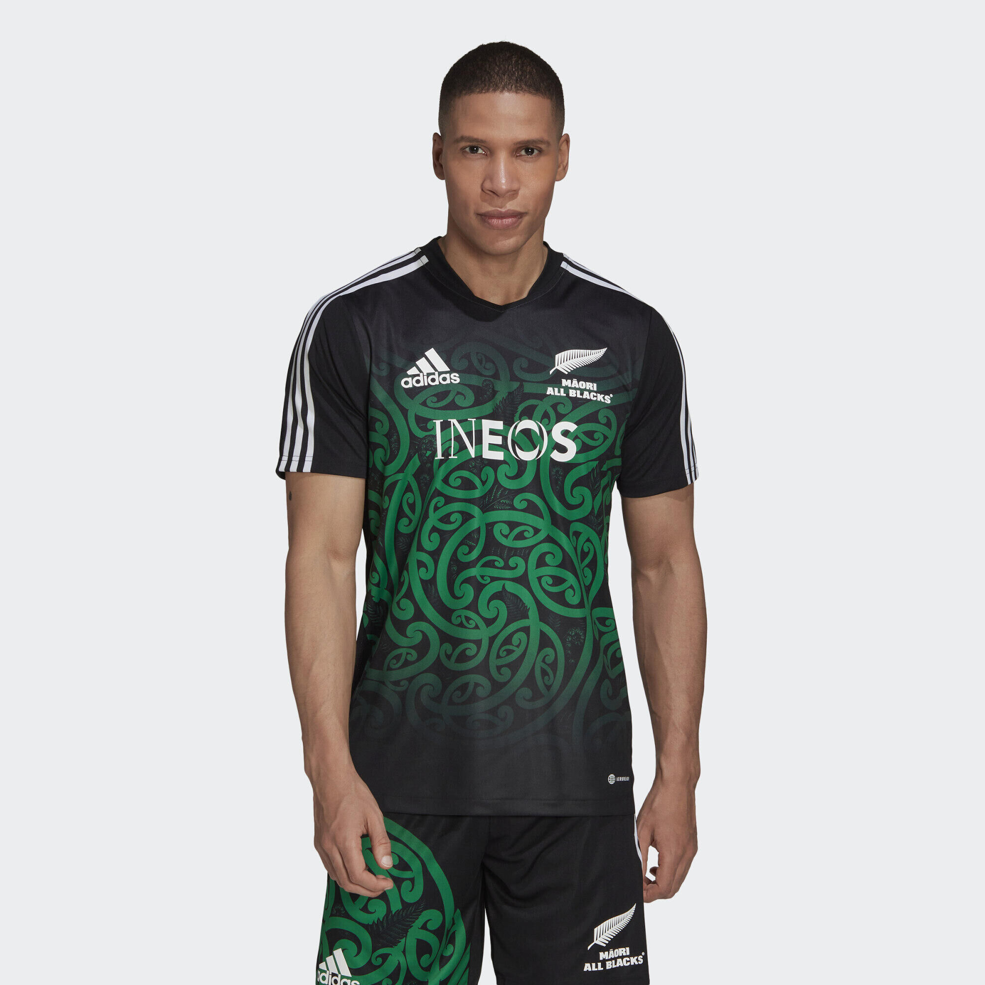 ADIDAS Maori All Blacks Rugby Performance Tee