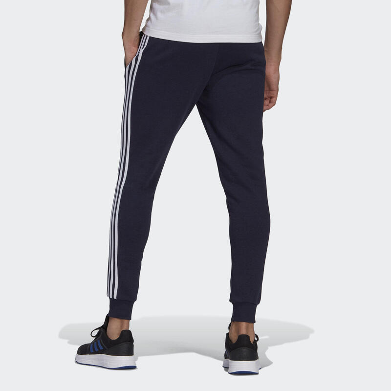 Essentials Fleece Fitted 3-Stripes Broek