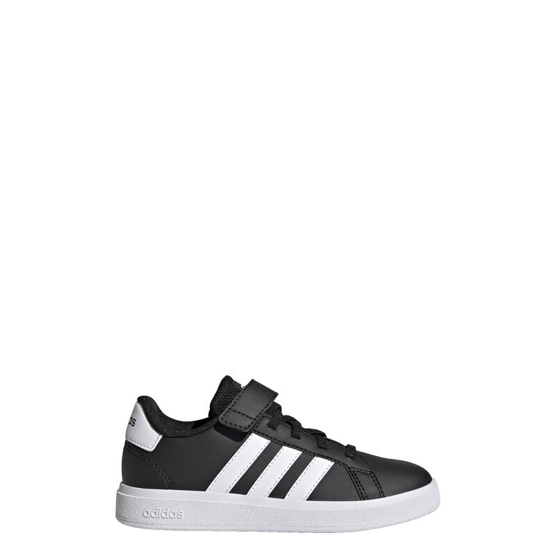 adidas Grand Court Elastic Lace and Top Strap Baskets Mixte Enfant