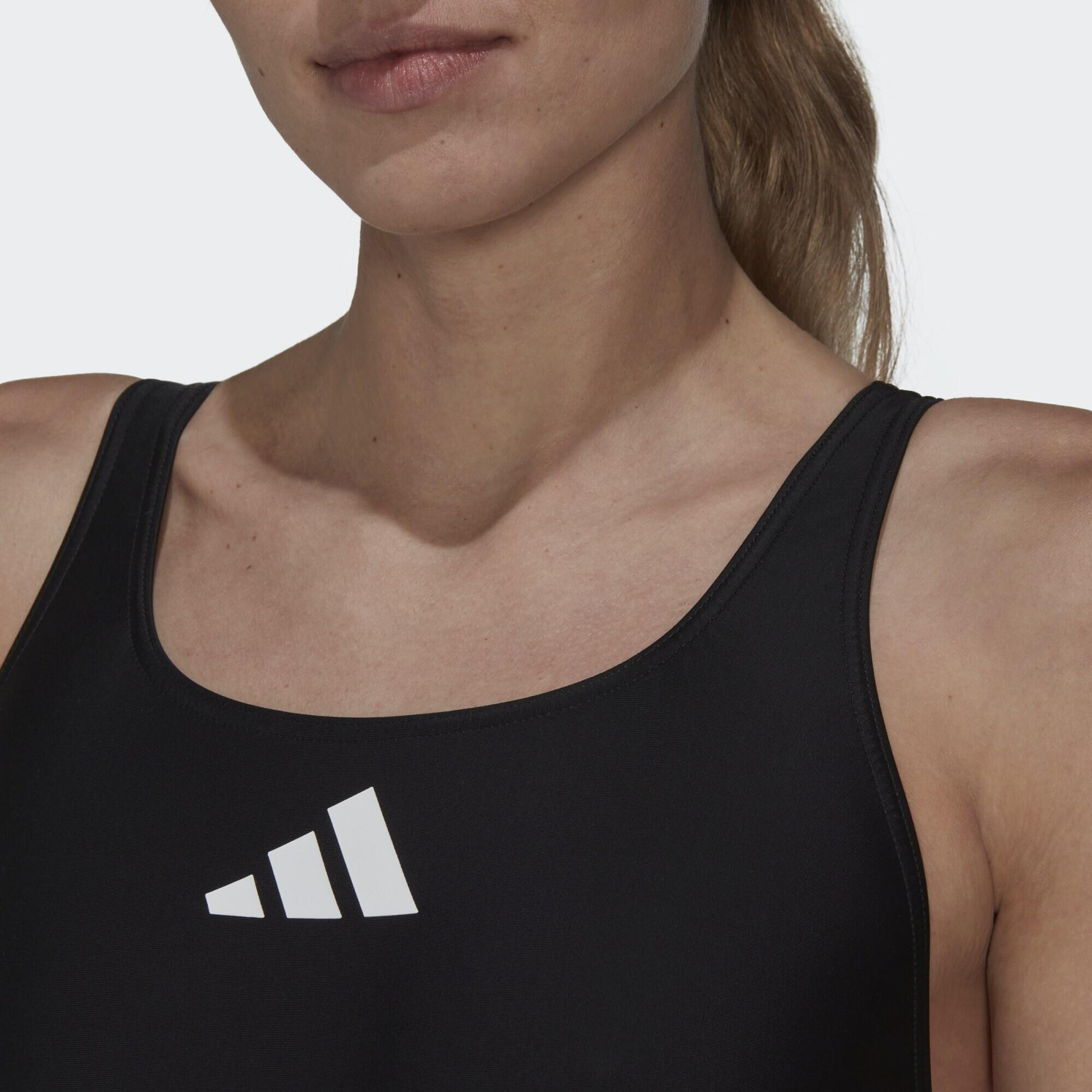 Bañador 3 Bar Logo Adidas negro adulto 4/5