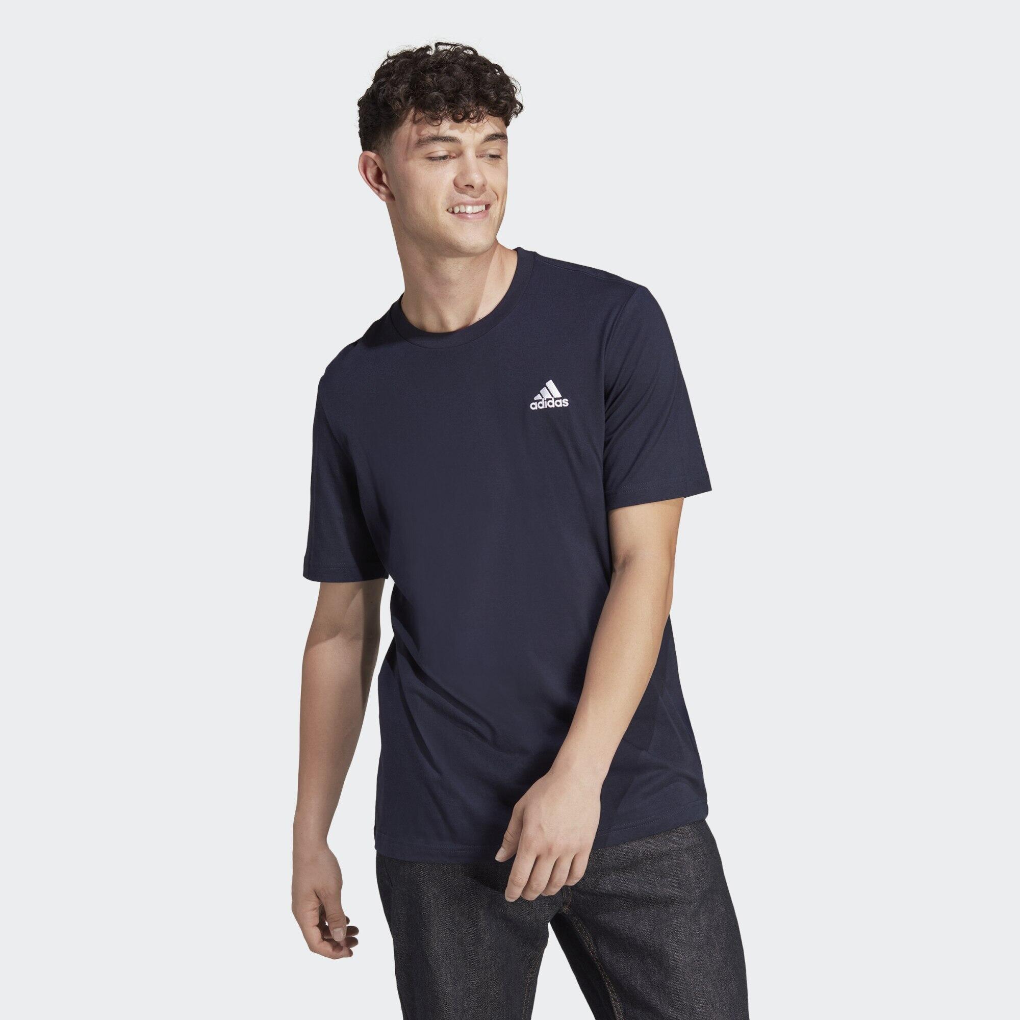 ADIDAS Essentials Single Jersey Embroidered Small Logo Tee