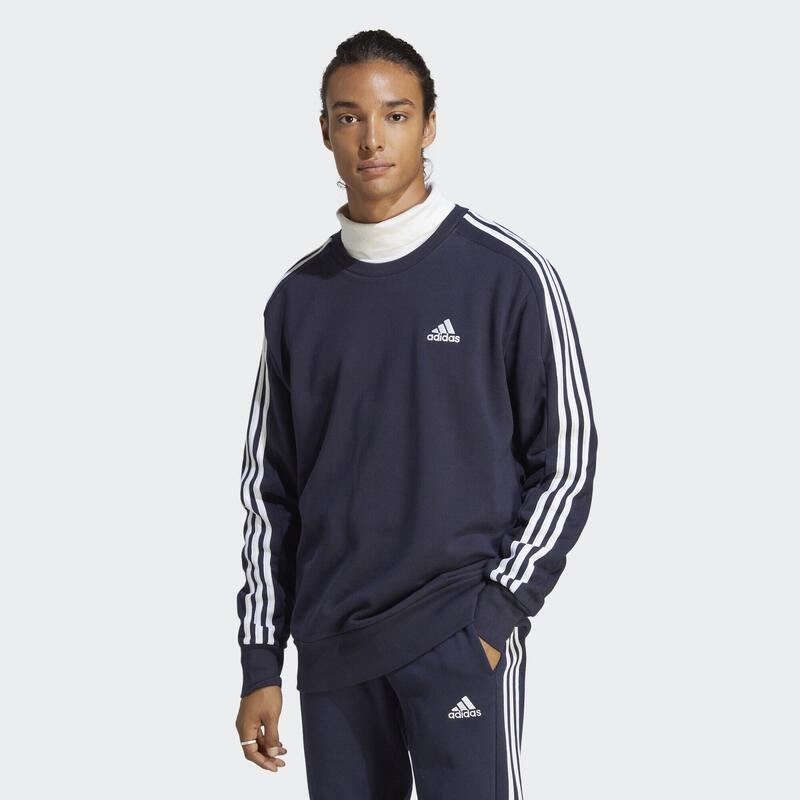 Felpa Essentials French Terry 3-Stripes