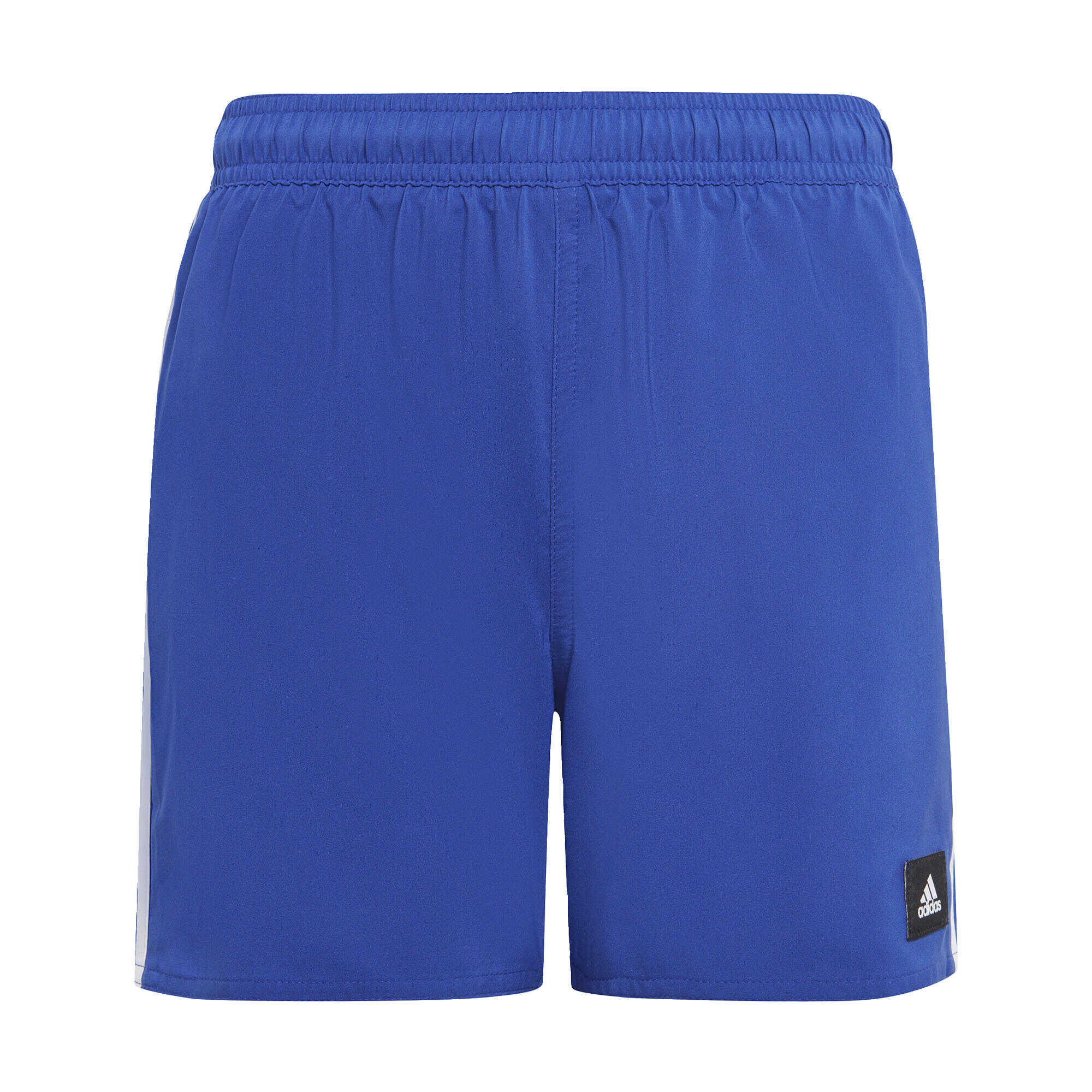 Adidas - Short De Bain 3-stripes - Bas De Maillot De Bain - Blanc|bleu - 7-8 Ans - Decathlon