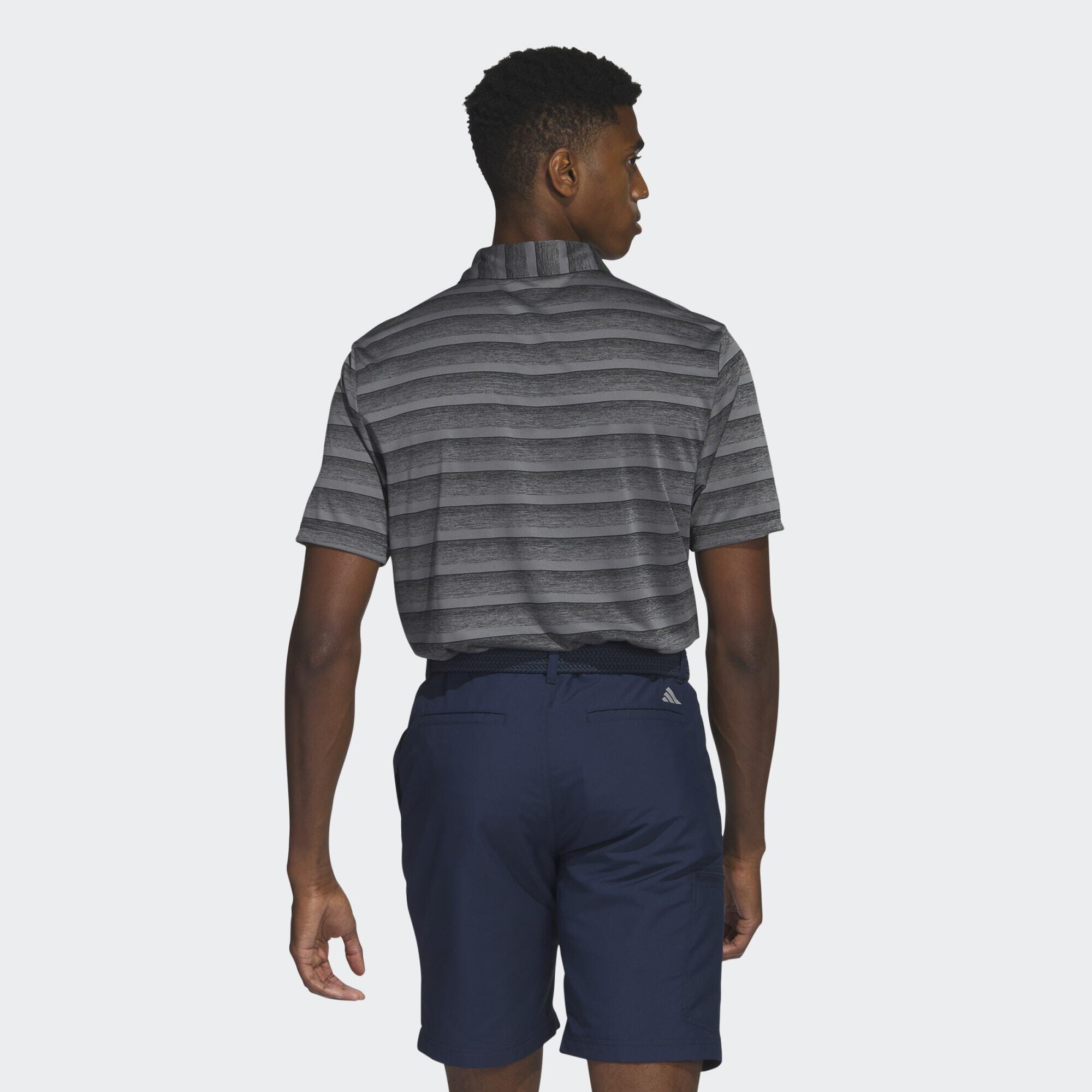 Two-Color Striped Golf Polo Shirt 3/5