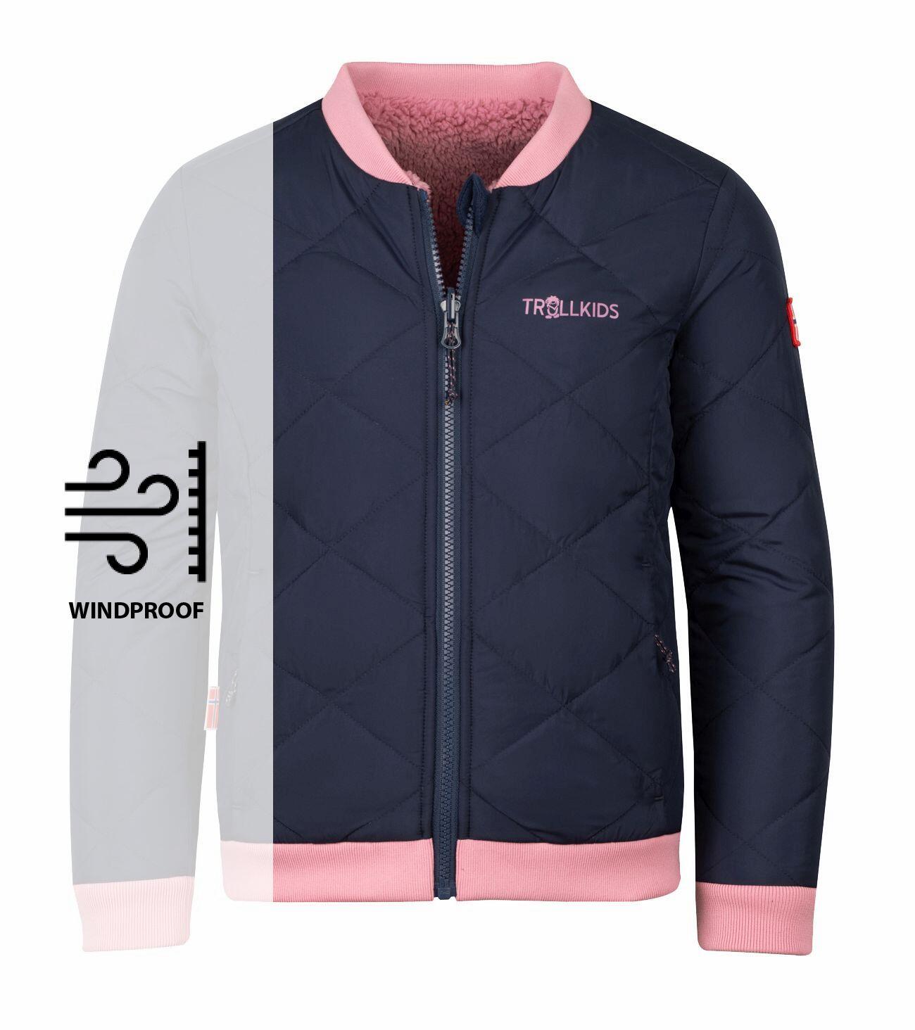 Mädchen Wendejacke Hamar Marineblau/Violett 5/5