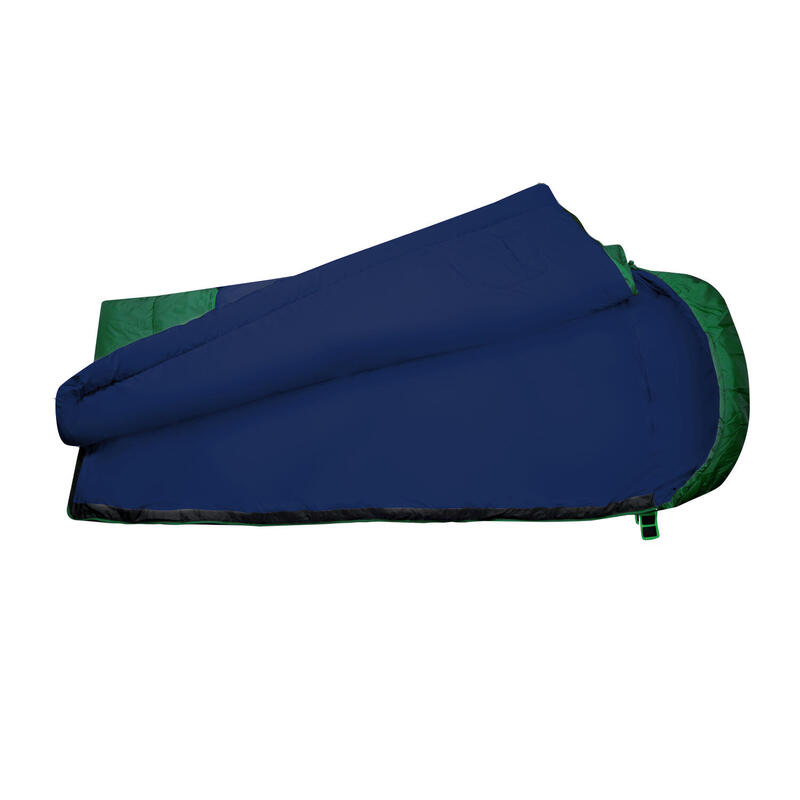 Sac de couchage enfant Sun Dreamer vert poivre/bleu marine