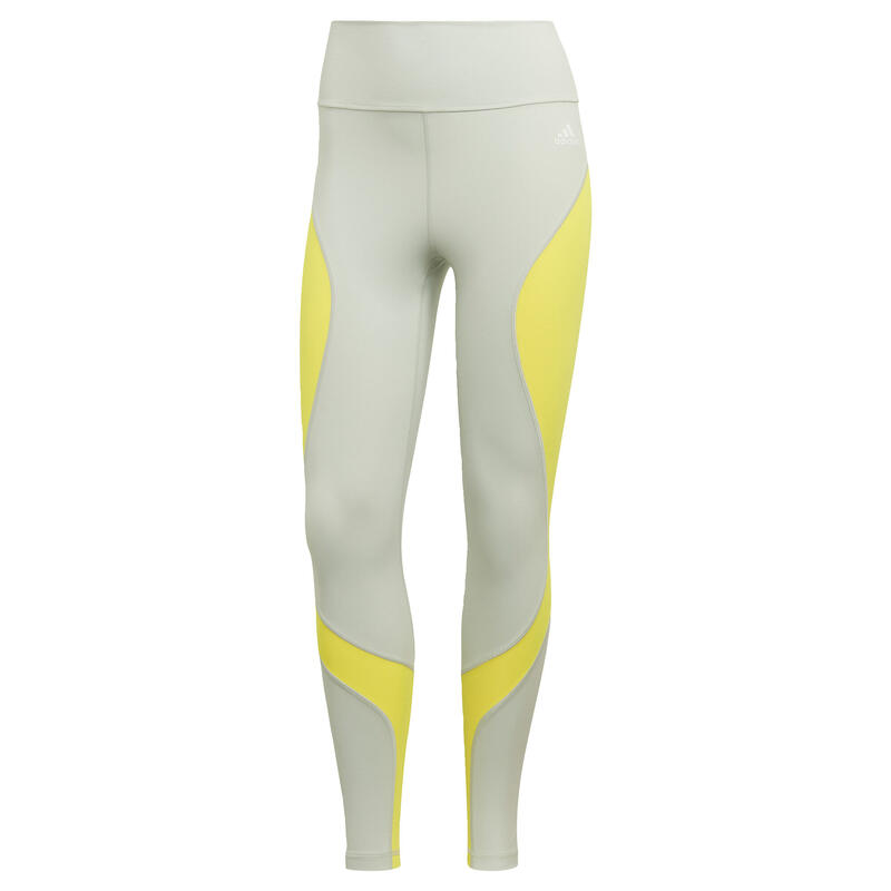 Colanți adidas pentru fitness, culoare verde