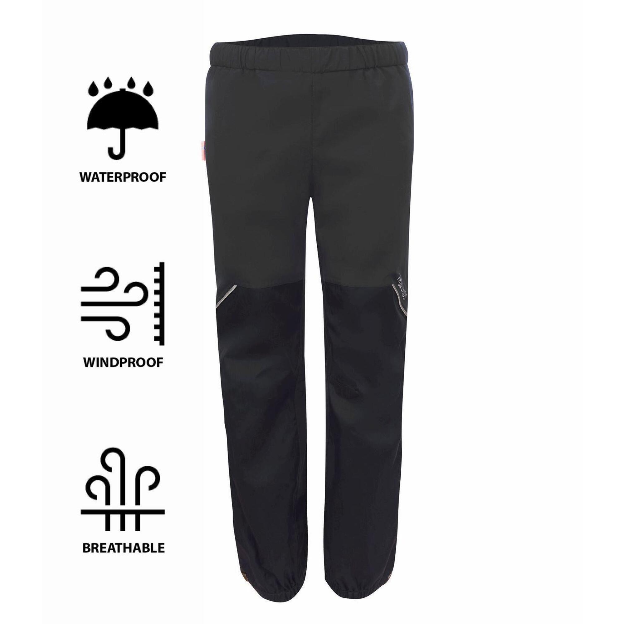 Pantalon de pluie Lofoten pour enfants Noir 3/3