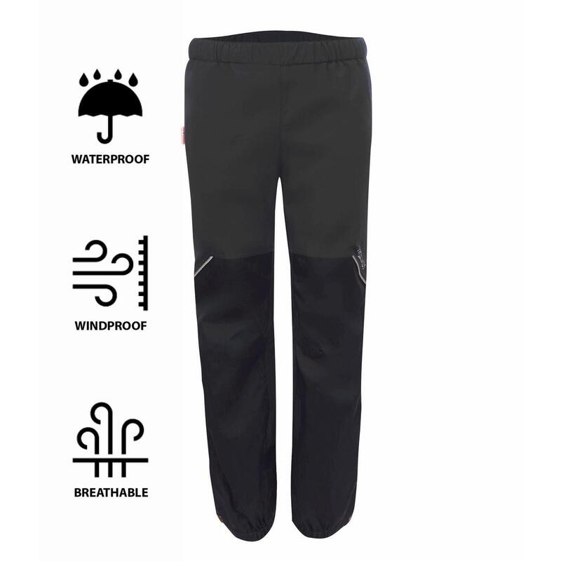 Pantalon de pluie Lofoten pour enfants Noir