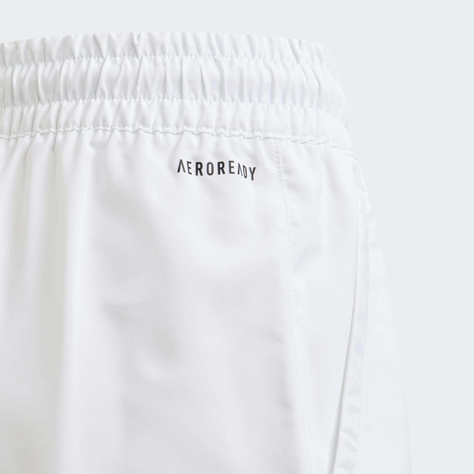 Adidas Club 3-Stripes Kinder Tennis Shorts in Weiß/Schwarz 5/5