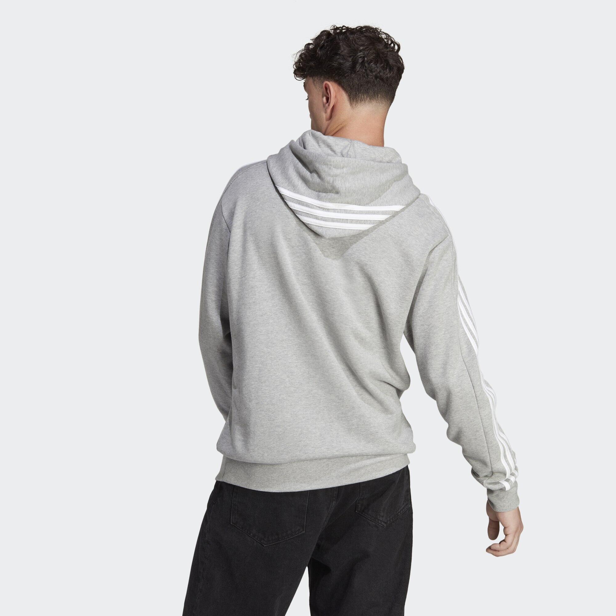 Sweat-shirt à capuche à 3 bandes en molleton Essentials 4/5