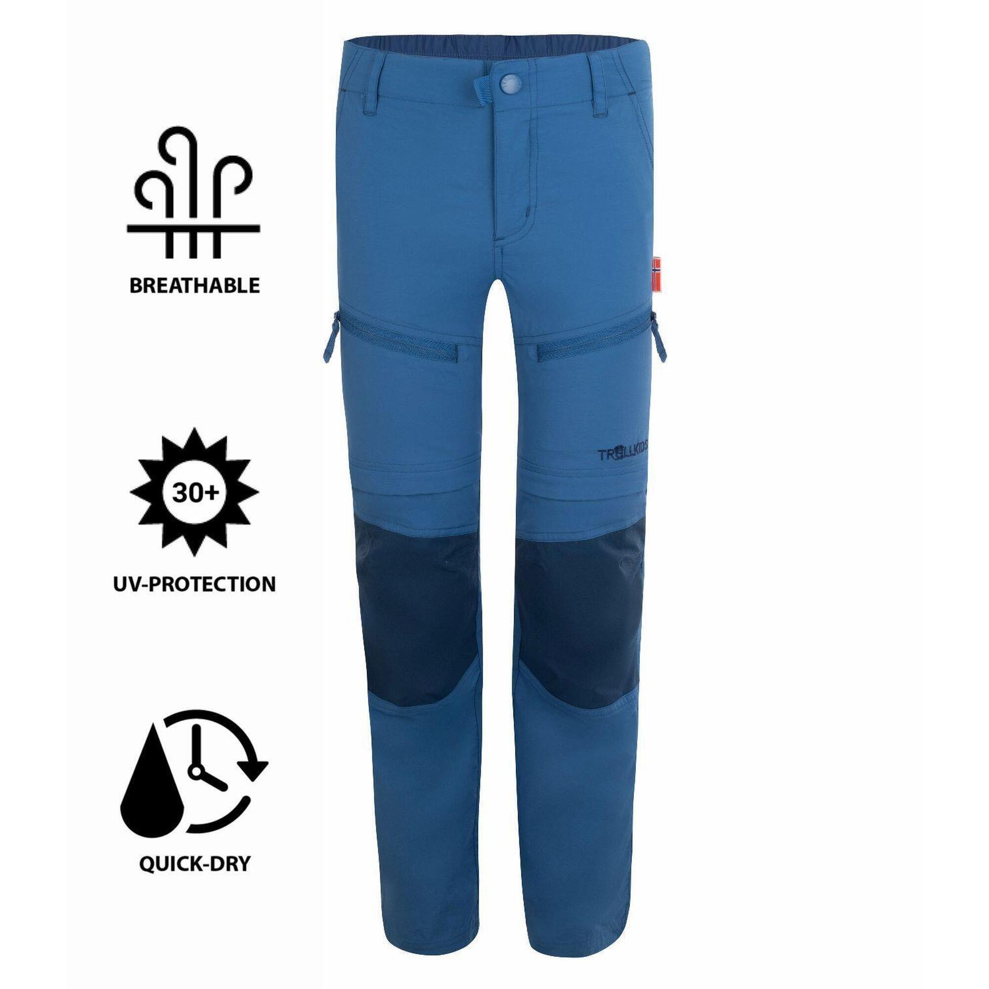 Pantalon de trekking pour enfants Nordfjord Respirant Bleu minuit 3/3
