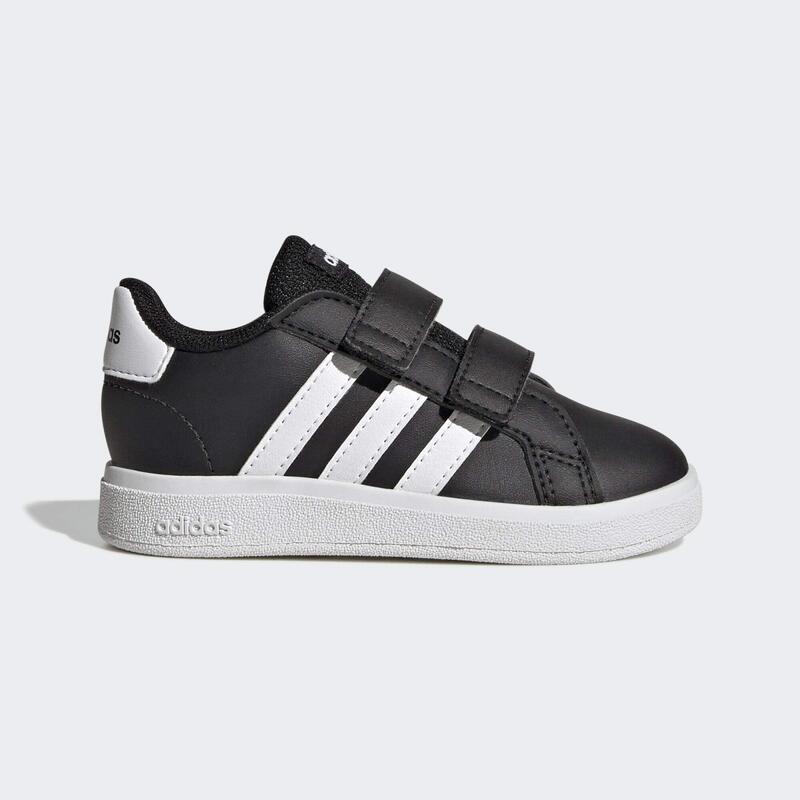 Pantofi adidas Grand Court 2.0 pentru copii, negri și confortabili