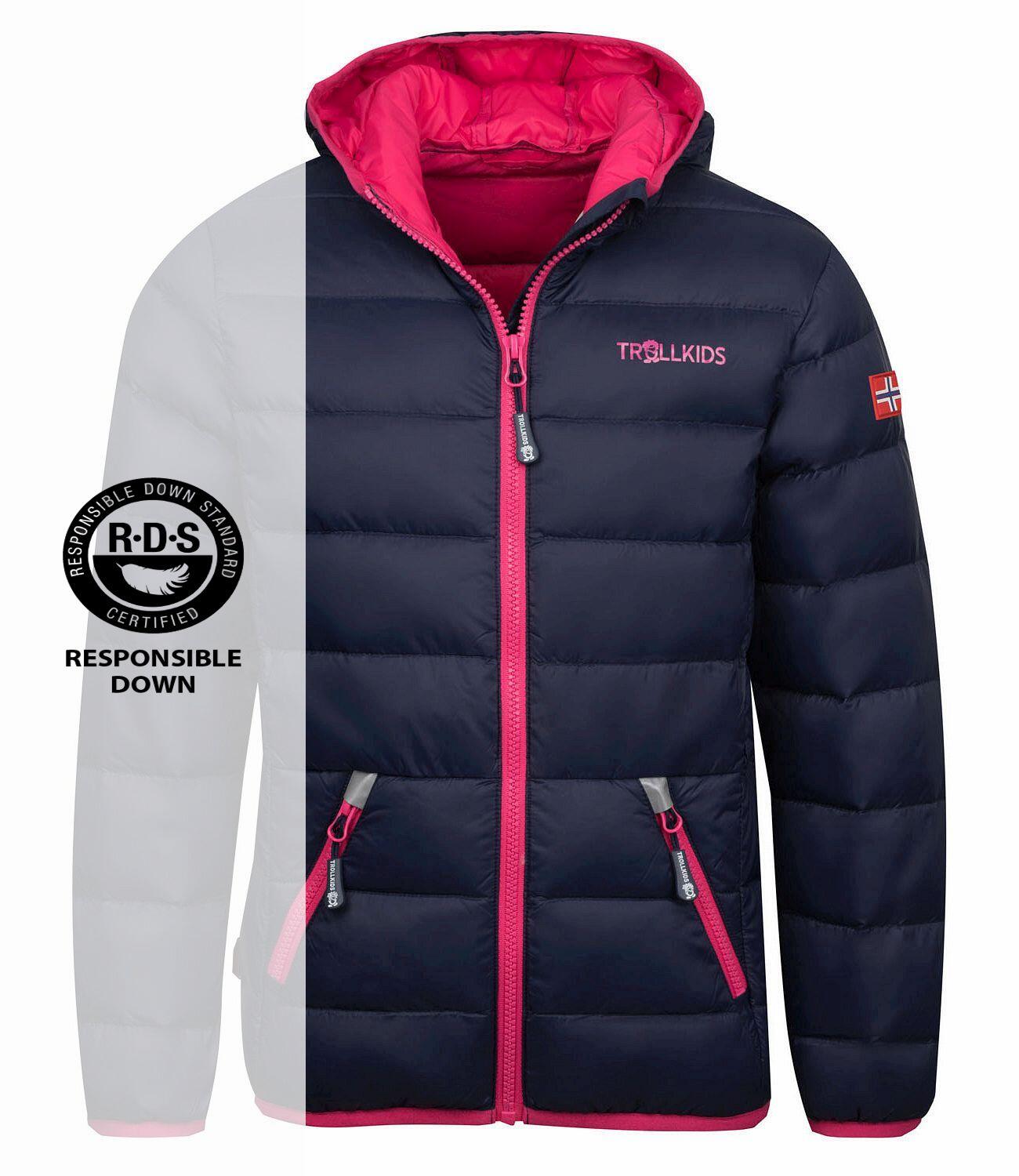Doudoune pour enfants Dovrefjell Bleu marine / Magenta 3/3
