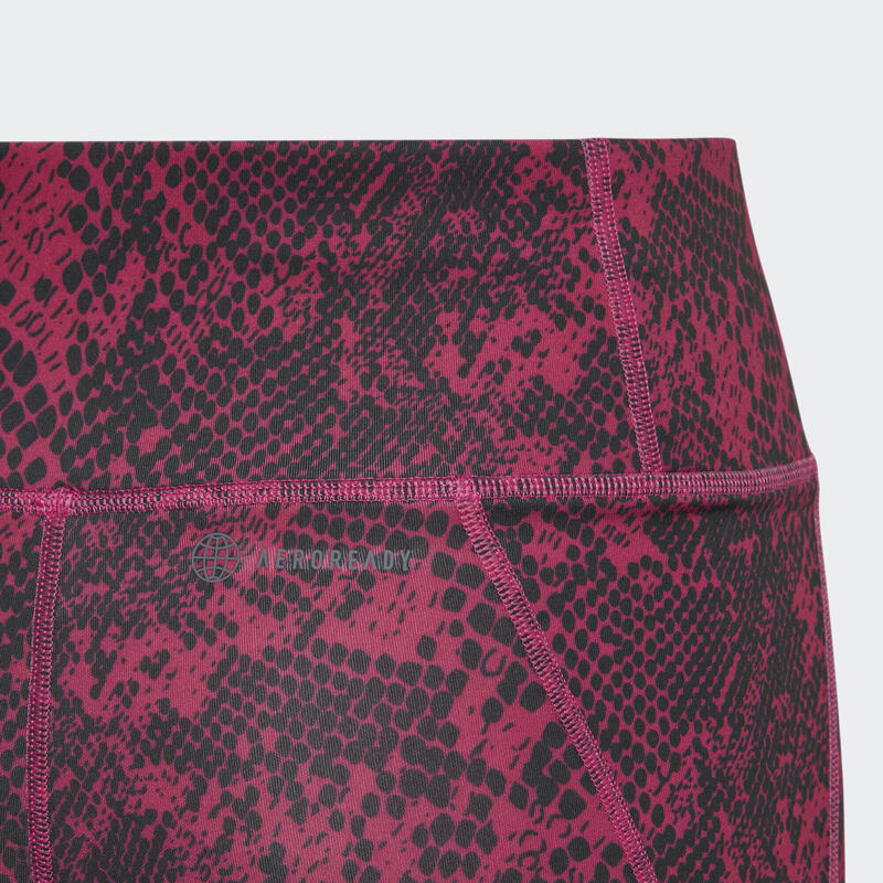 Legíny AEROREADY Animal-Print Optime 7/8 High-Rise Pocket