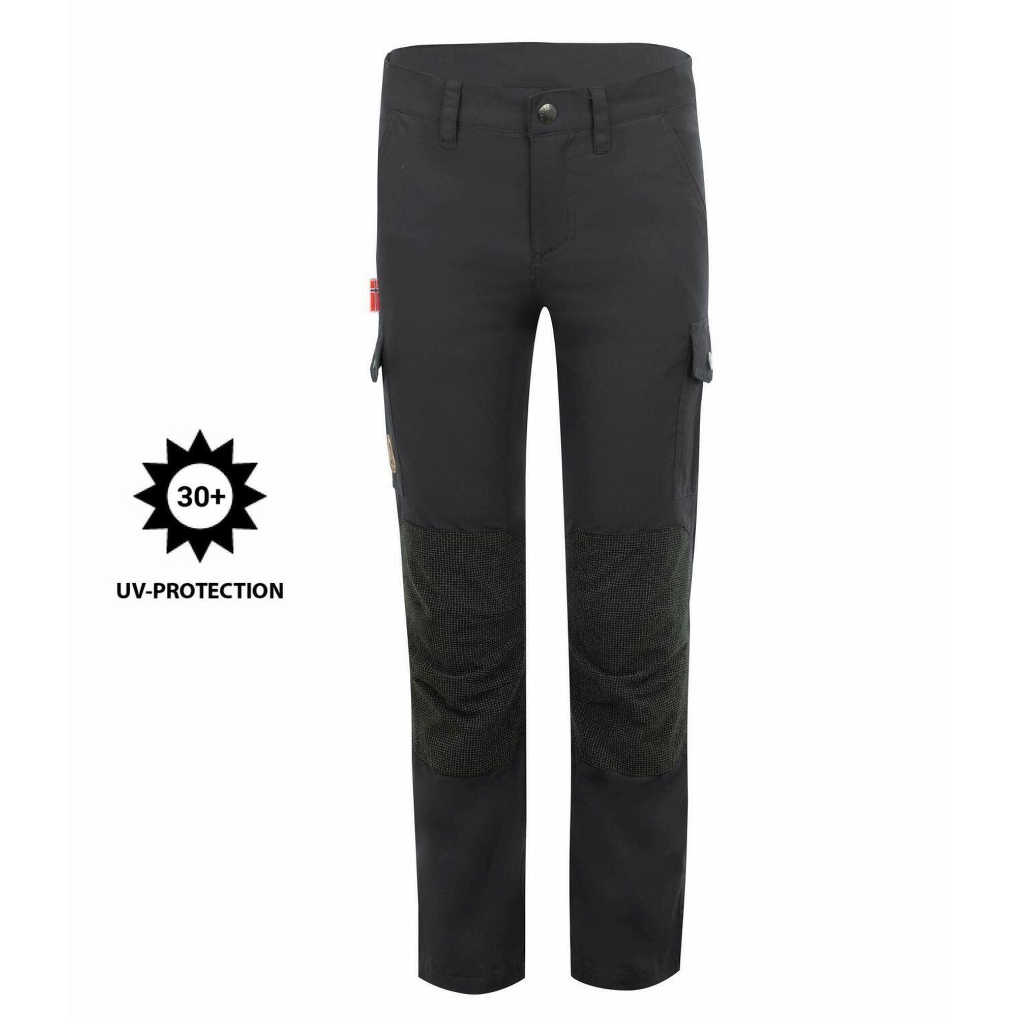 Pantalon de randonnée pour enfants Trollheimen Anthracite 3/3