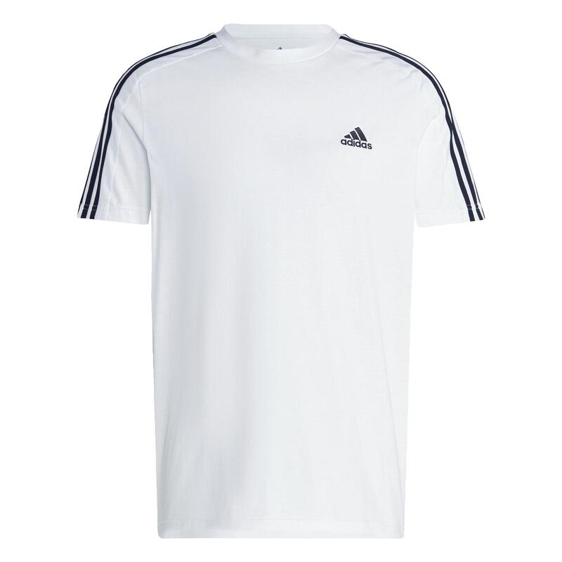 T-shirt em Jersey Simples 3-Stripes Essentials